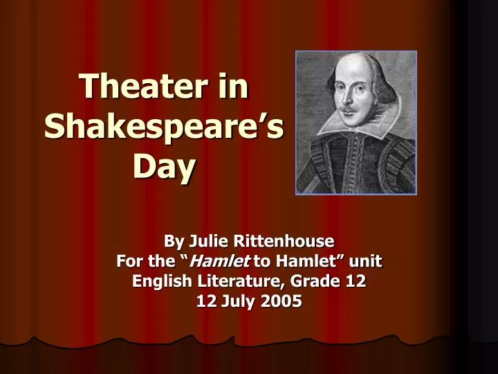 theater in shakespeare s day