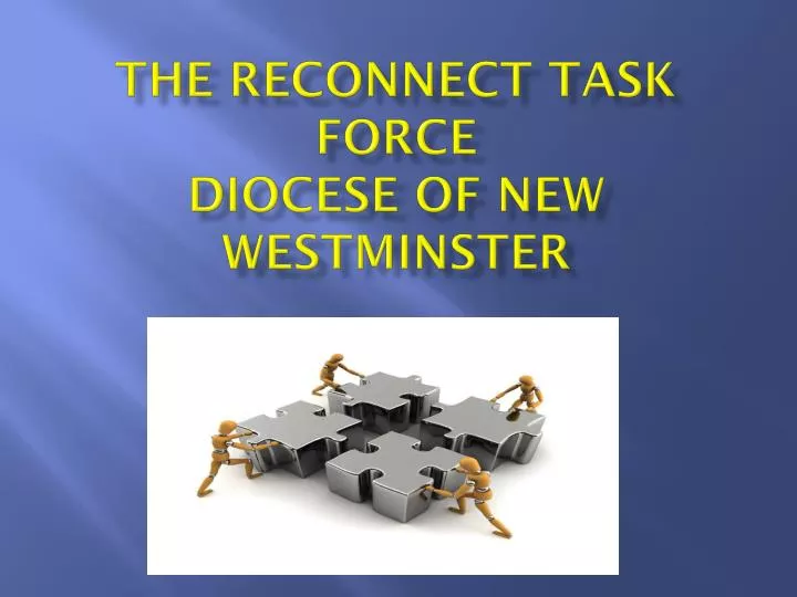 the reconnect task force diocese of new westminster