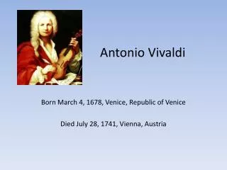 Antonio Vivaldi