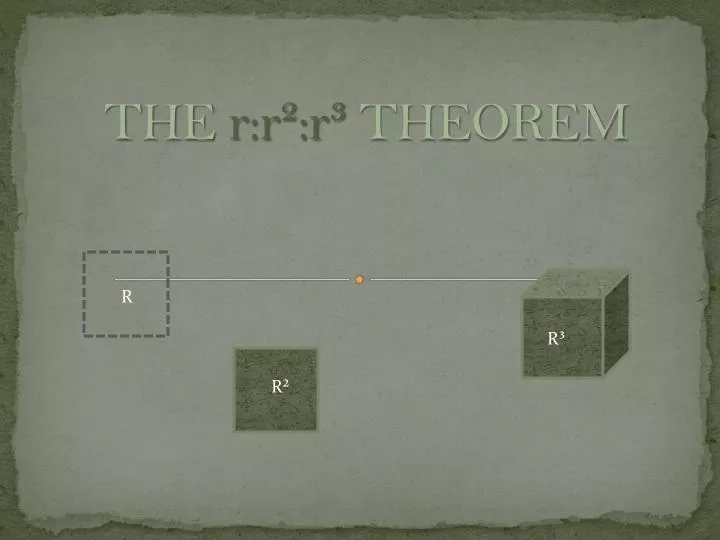 the r r r theorem