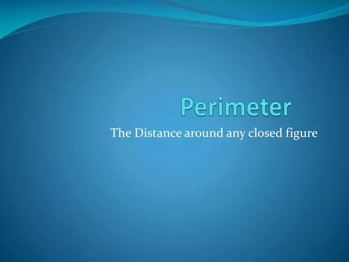 perimeter