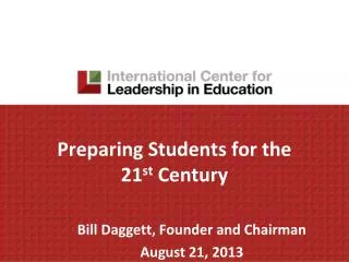 Preparing Students for the 21 st Century