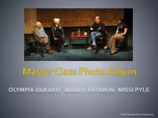 Master Class Photo Album