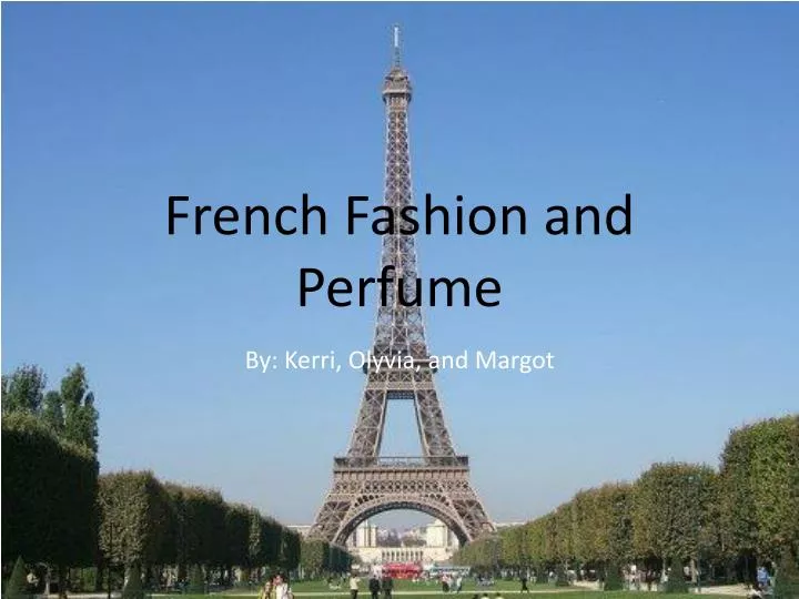 french fashion and perfume