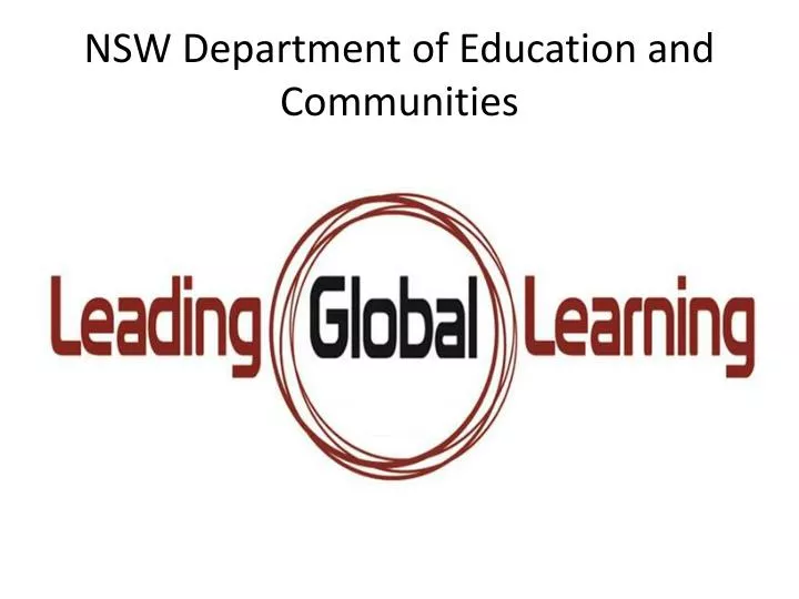nsw department of education and communities