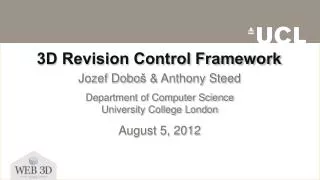 3D Revision Control Framework