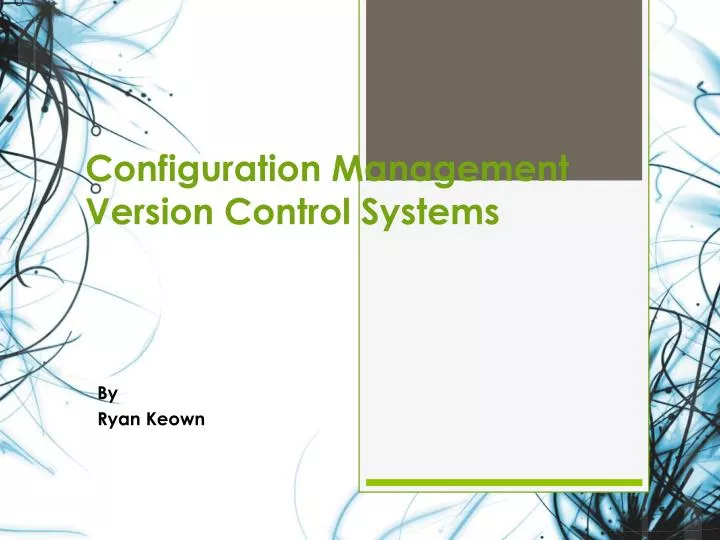 configuration management version control systems