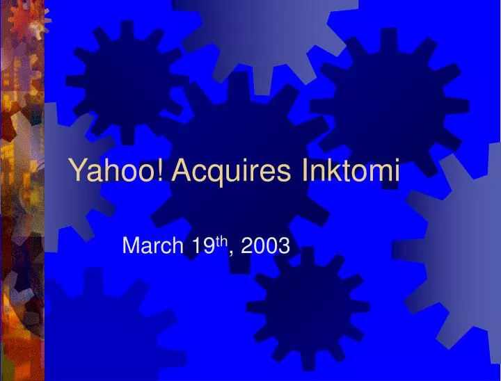 yahoo acquires inktomi