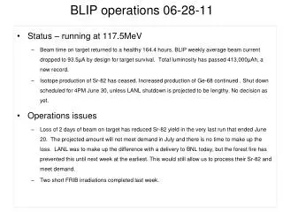 BLIP operations 06-28-11