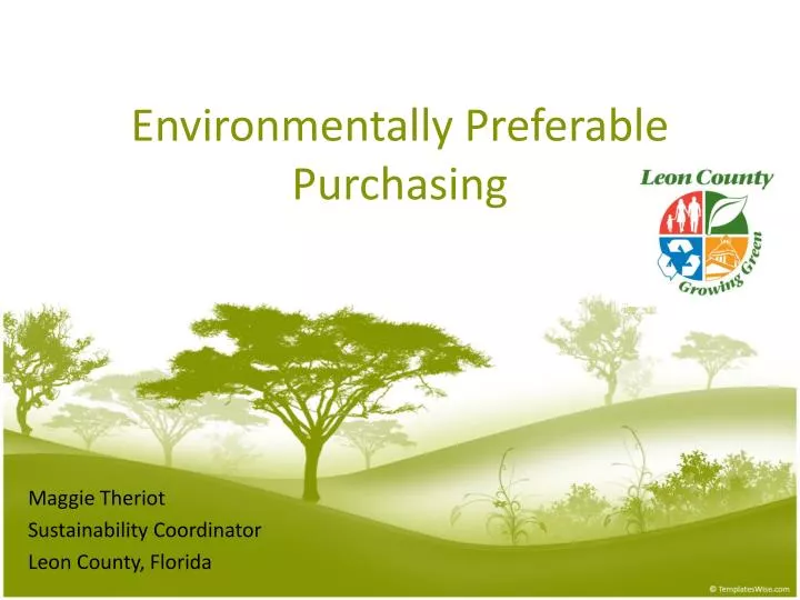 environmentally preferable purchasing