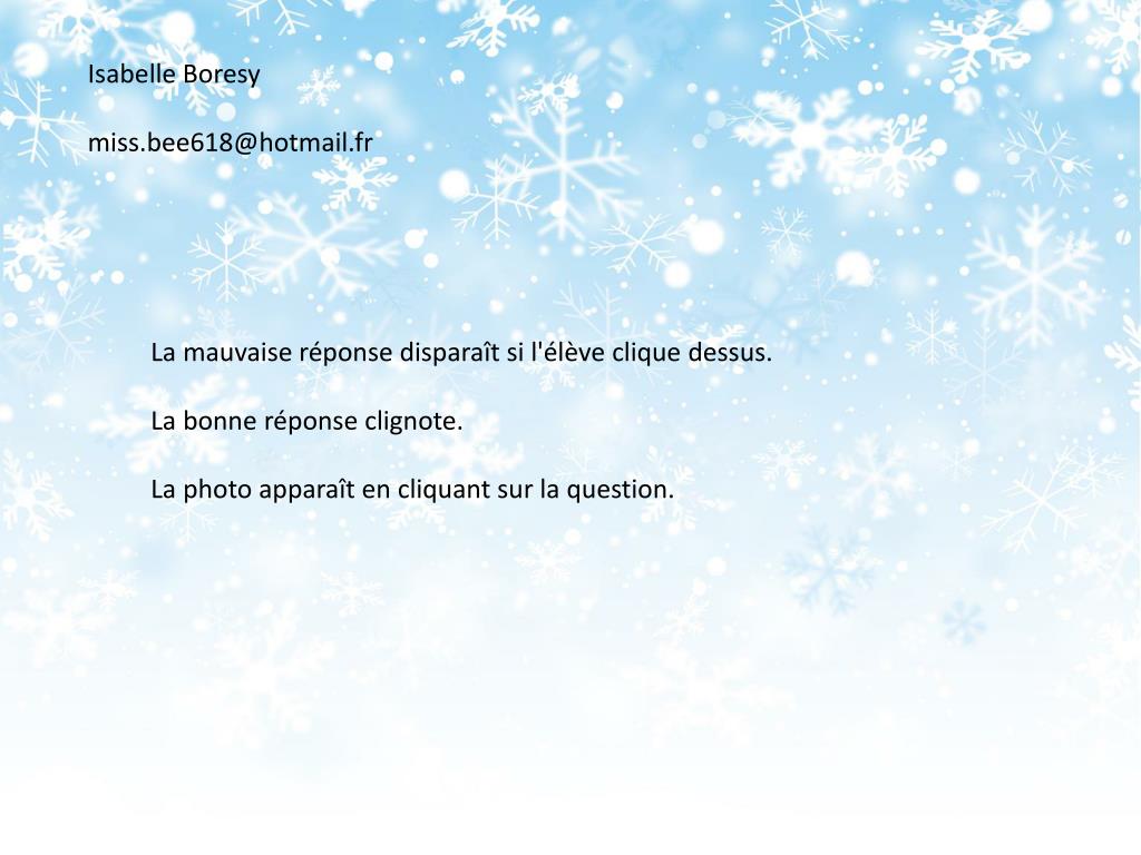 PPT - Isabelle Boresy miss.bee618@hotmail.fr PowerPoint Presentation ...