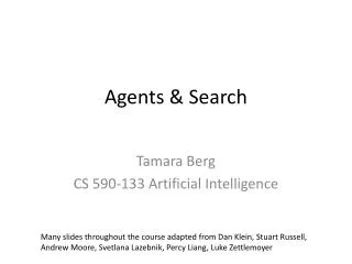 Agents &amp; Search