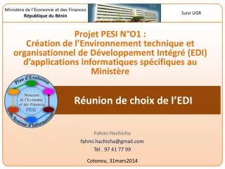 r union de choix de l edi