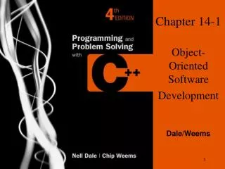 Chapter 14-1 Object-Oriented Software Development