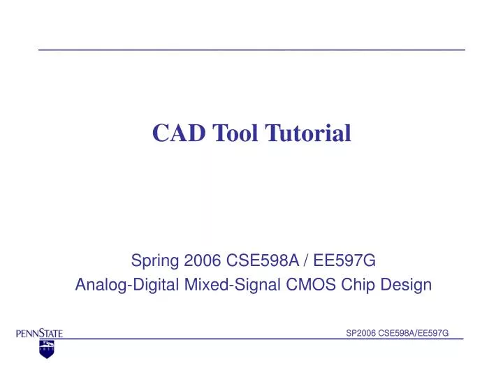 cad tool tutorial