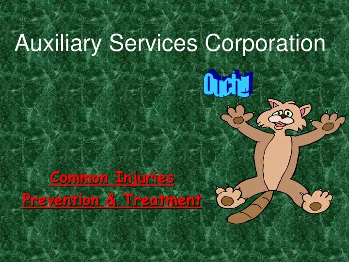 auxiliary services corporation
