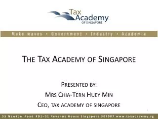 The Tax Academy of Singapore