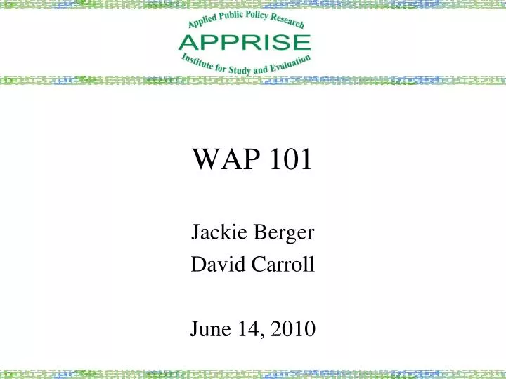 wap 101