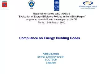 Adel Mourtada Energy Efficiency Expert ECOTECH Lebanon