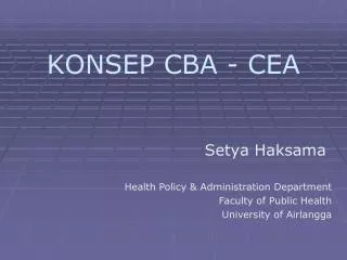 konsep cba cea
