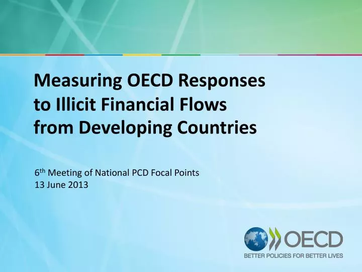 6 th meeting of national pcd focal points 13 june 2013