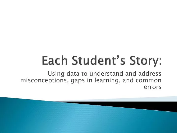 each student s story