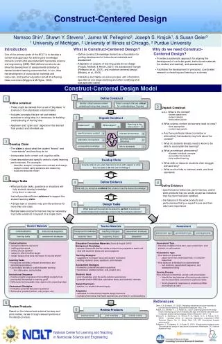 Construct-Centered Design