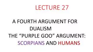 LECTURE 27