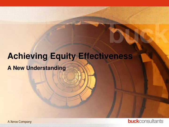 achieving equity effectiveness