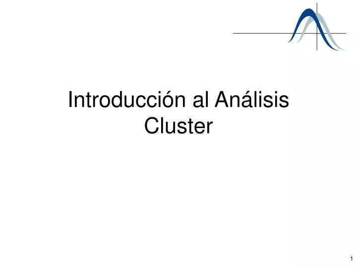 introducci n al an lisis cluster