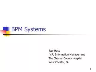 BPM Systems