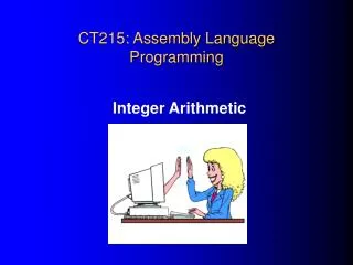 CT215: Assembly Language Programming