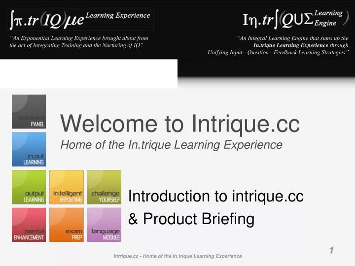 welcome to intrique cc home of the in trique learning experience