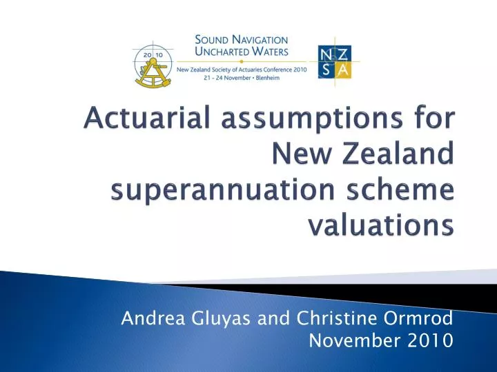 actuarial assumptions for new zealand superannuation scheme valuations