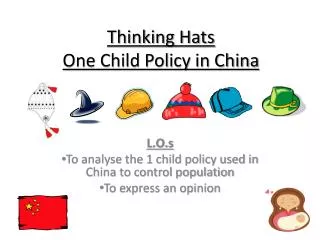 Thinking Hats One Child Policy in China