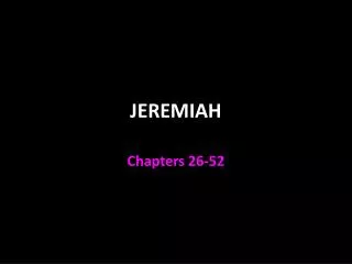 JEREMIAH