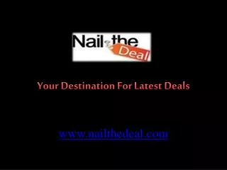 Nail The Deal - Latest Body Massage Deals & Offers in Dubai