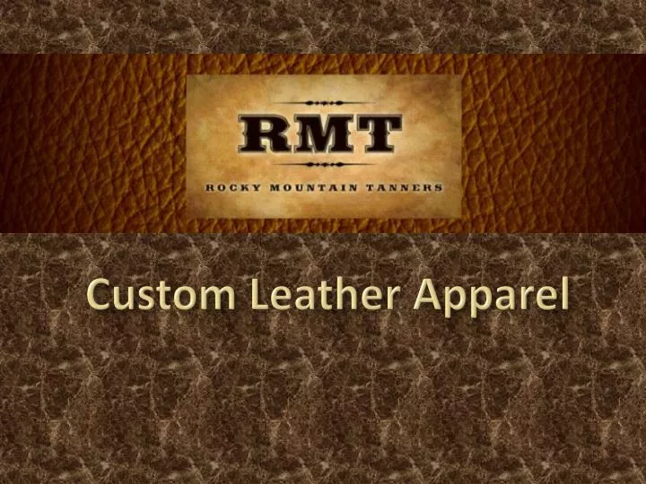 custom leather apparel