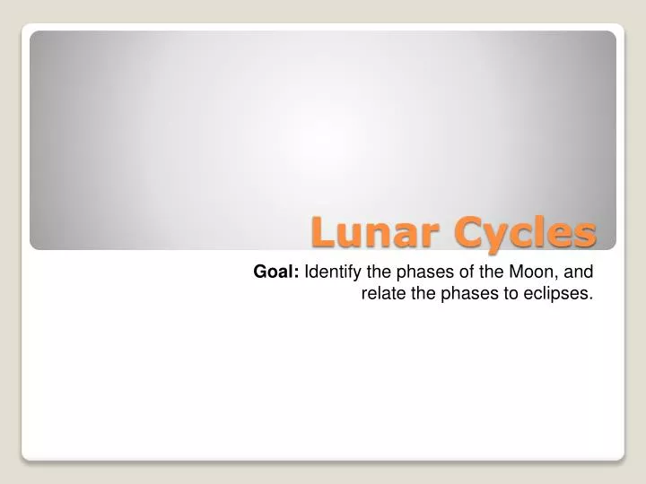 lunar cycles