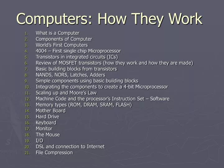 computers how they work