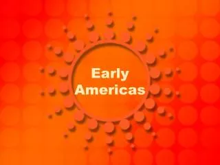 Early Americas