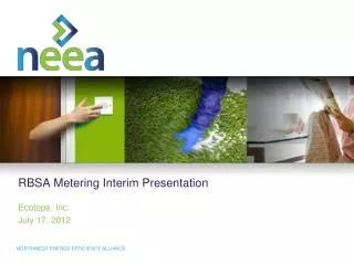 RBSA Metering Interim Presentation