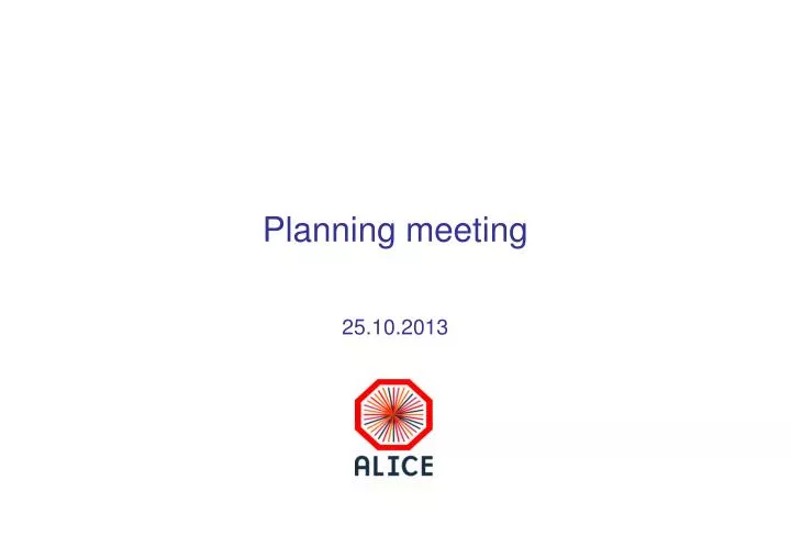 planning meeting