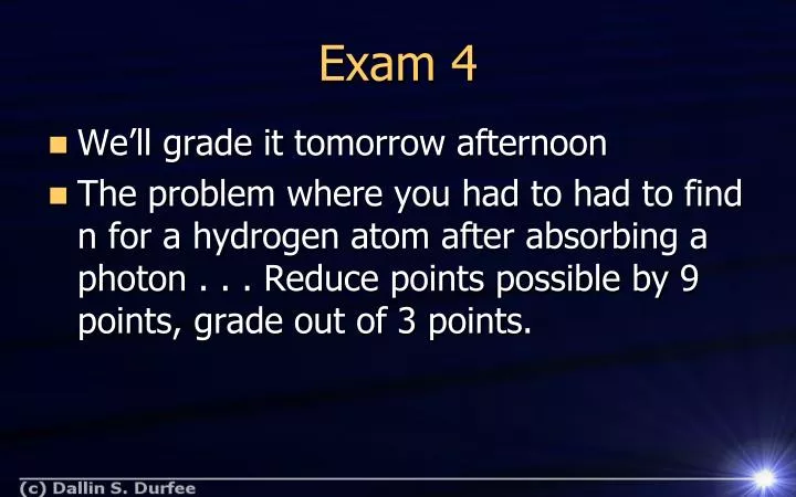 exam 4