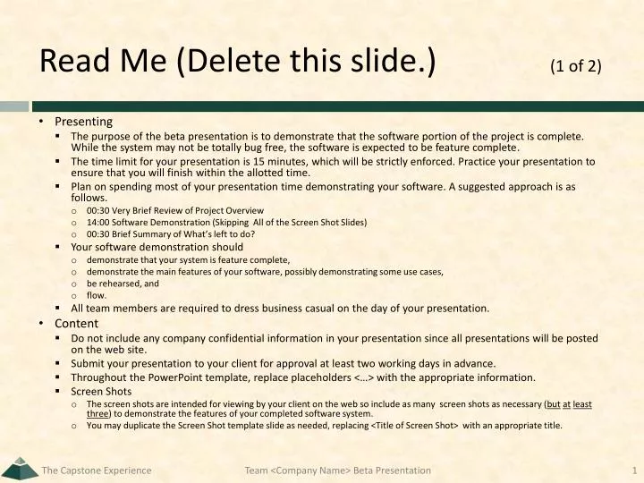 read me delete this slide 1 of 2