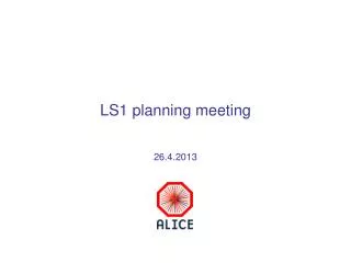 LS1 planning meeting