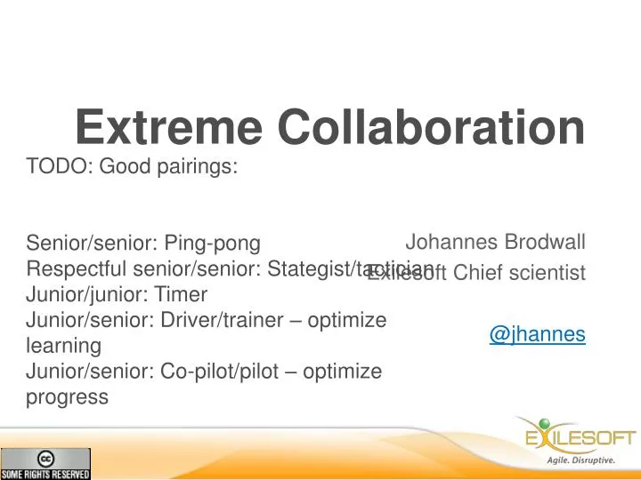 extreme collaboration