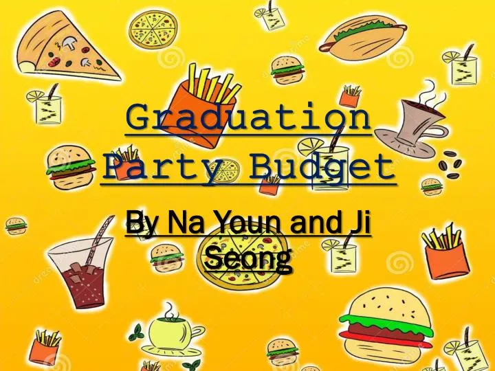 graduation party budget
