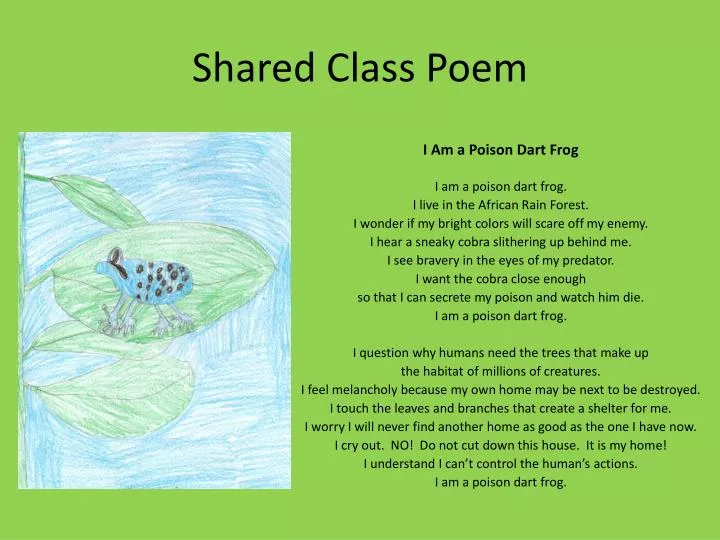 shared class poem