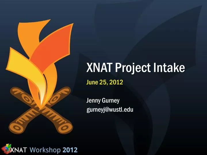 xnat project intake